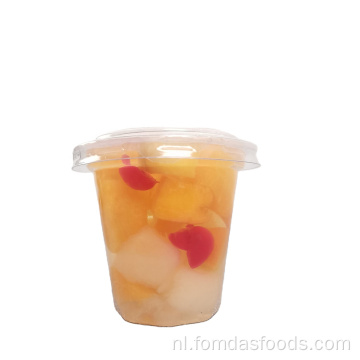 Gemakkelijk draagbare 7oz / 198g fruitcocktail in lichte siroop